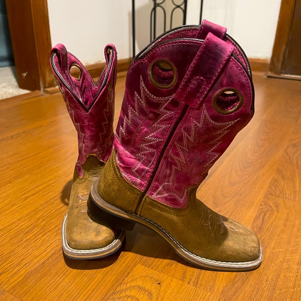 Smoky Mountain Cowgirl Pink boots size 12.5